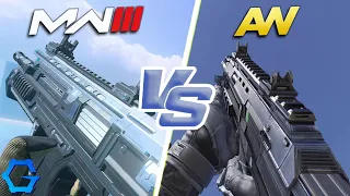 Modern Warfare 3 vs Advanced Warfare | Gun Comparisons (BAL-27, MORS, MP11, AMR9)