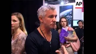 Director Baz Luhrmann shows art work at Hong Kong art fair