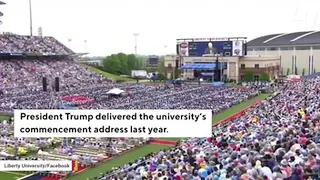 Jimmy Carter Pokes Fun At Trump With Crowd Size Quip During Liberty University Address