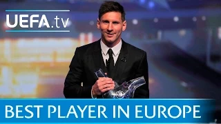 Lionel Messi wins UEFA Best Player in Europe Award