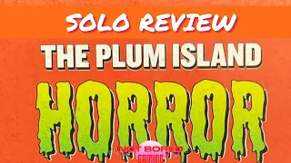 The Plum Island Horror - Solo Review - Not Bored Gaming