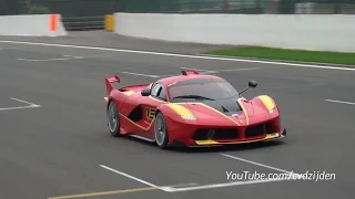 Ferrari FXX-K #13 in Action On The Track! PURE SOUNDS!
