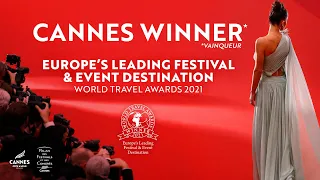 CANNES Winner WORLD TRAVEL AWARDS 2021 - EUROPE's Leading Festival & Event Destination