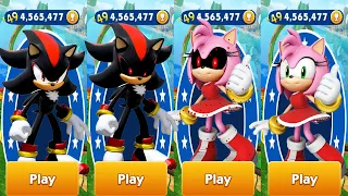 Sonic Dash - Shadow.EXE vs Amy.EXE vs Shadow vs Amy defeat All Bosses Zazz Eggman - Run Gameplay