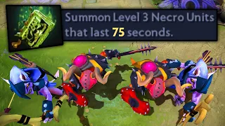 Summons 4 level 3 Necronomicon Units that last 75 seconds