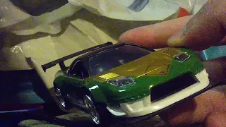 Unboxing a 2002 Honda NSX Type R Japan Spec Power Rangers edition from the Jada series.