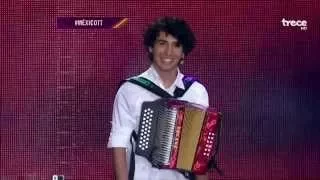 Mexico Tiene Talento 2014 El Acordeonista Mas Virtuoso INCREIBLE JOHNIVAN SAENZ