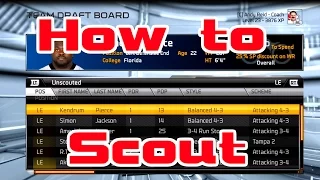 Madden 15: How to Scout/Draft Players