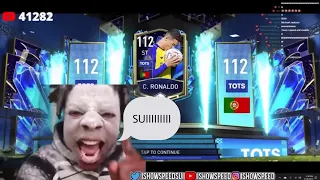 Ishowspeed Turns WHITE After Packing Ronaldo!