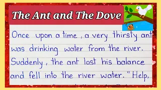 The Ant🐜  And The Dove 🕊️ Story In English | Moral Stories | Bedtime Stories For Kids | Short Story