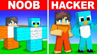 NOOB vs HACKER: I Cheated In a MILO & CHIP Build Challenge!