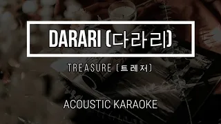 TREASURE (트레저) - DARARI (다라리) | Acoustic Karaoke - Instrumental