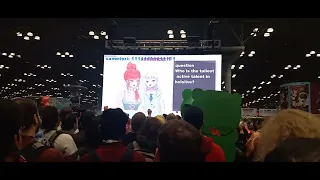 Hololive Kiara and Gura at Anime NYC 2023