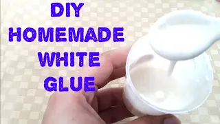 Diy  homemade white glue,non toxic,100%working,no cooking,no sugar,Diy old school glue,fevicol glue