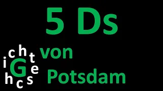 Die 5 Ds der Potsdamer Konferenz in 4 Minuten erklärt