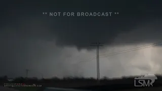 04-04-2023 Lewistown, IL  - Tornado-Epic Mothership Supercell TimeLapse-Baseball Size Hail