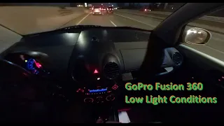 GoPro Fusion Low Light Test 360° VR