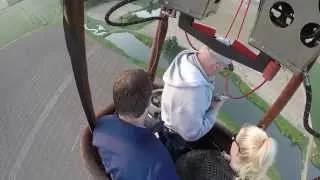 Hot air balloon proposal She Said Yes Gopro video