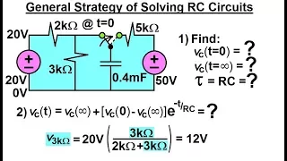 Electrical Engineering: Ch 8: RC & RL Circuits (31 of 65) General Strategy of Solving RC Circuits