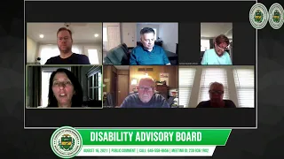 Lower Makefield Township | Disability Advisory Board Meeting | August 16, 2021 | 6:00 PM