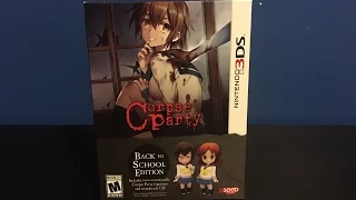 Unboxing Corpse Party *Back To School Edition* 3DS Version