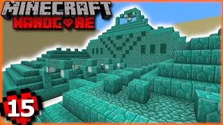 250 Days and a Drained Ocean Monument! WORLD DOWNLOAD! (Minecraft Hardcore #15)