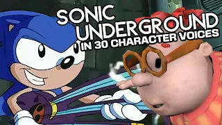 SONIC UNDERGROUND THEME SONG | Sung by 30 different Voices (LATE 20K SPECIAL) + Post Credits