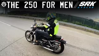 Is the Honda 250 Rebel Big Enough for a Man? (Highway)