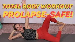 30-Minute Total Body Workout for Prolapse 💪 Prolapse-Safe Exercises