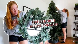 finally putting up my Christmas tree + shopping for Christmas decor // vlogmas day 4