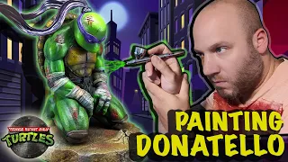 HOW I PAINTED DONATELLO - 3D PRINTED STATUE (TMNT The Last Ronin)