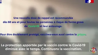 vaccin contre le COVID-19 Gouvernement "un geste bien répété finit toujours par payer" pub 45s