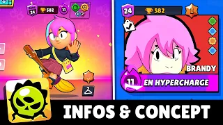 La PROCHAINE MISE À JOUR va être DINGUE 🔥 Nouveau BRAWLER Brandy (trio de cordelius) infos & concept