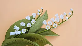 How To Make Lily of the Valley Paper Flower / Paper Flower / Góc nhỏ Handmade