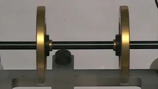 Balancing demonstration on the Machinery Fault Simulator