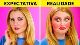 EXPECTATIVA VS. REALIDADE || Situações Cotidianas Engraçadas por 123 GO!