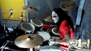 Slipknot - Snuff Drum Cover with Joey Jordison Mask drum play-through by Jordan