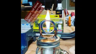 copper coil stove .. perfect for emergencies want to learn how to make one ?????