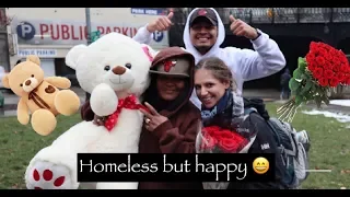 Surprising homeless for Valentine’s Day | Emotional