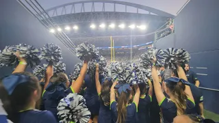 Junior Seahawks Dancers | Halftime Performance | Lumen Field | Seattle Seahawks vs Dallas Cowboys