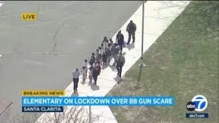 BB gun shooting prompts lockdown at elementary school in Santa Clarita