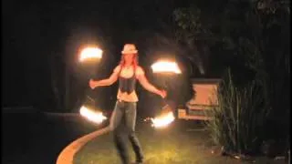 Fire Dancer Elena Танцы с огнем