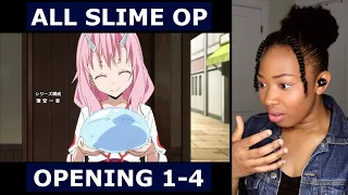 What can SLIME do? |That Time I Got Reincarnated as a Slime |ALL Openings ~ Blind~ Anime OP Reaction