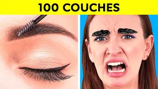 DÉFI DES 100 COUCHES DE MAKEUP II 1000 Couches de Vernis, de Gloss et de Maquillage Par 123 GO Like!