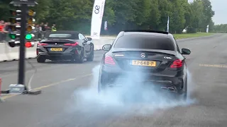 BMW M8 Competition vs Mercedes-AMG C63s vs Lamborghini Huracan
