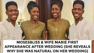 Moses bliss & wife made their first live appearance after wedding (FULL INTERVIEW)