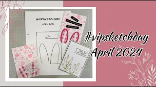 Karte basteln #vipsketchdayapril2024 #vipsketchday cardmaking, Sketch basteln, Layout, DIY