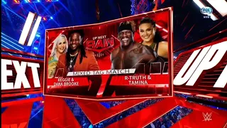 Reggie & Dana Brooke Vs R-Truth & Tamina - WWE Raw 27/12/2021 (En Español)