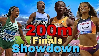 Women's 200m finals world atletics championship 2023!Shericka Jackson vs sha'carri & gabby thomas