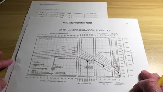 Landing Distance Chart